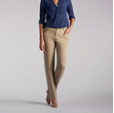 Picture of 46312FX WOMEN'S LEE RELAXED FIT STRAIGHT LEG PANT (ALL DAY PANT) - FLAX