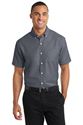Picture of S659 PORT AUTHORITY MENS'S SHORT SLEEVE SUPERPRO OXFORD SHIRT