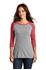 Picture of DM136L DISTRICT ® WOMEN’S PERFECT TRI ® 3/4-SLEEVE RAGLAN